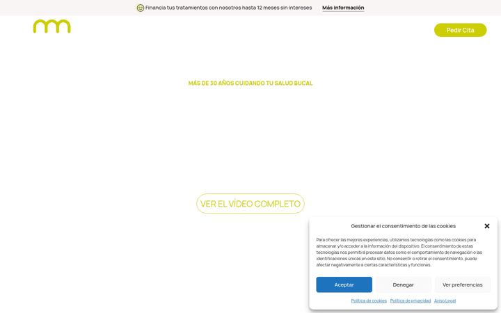 Screenshot of clinicasanchezvigil.com