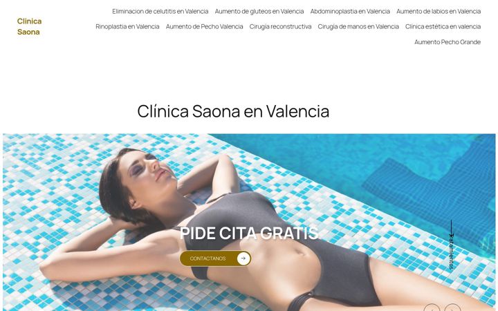Screenshot του clinicasaona.es