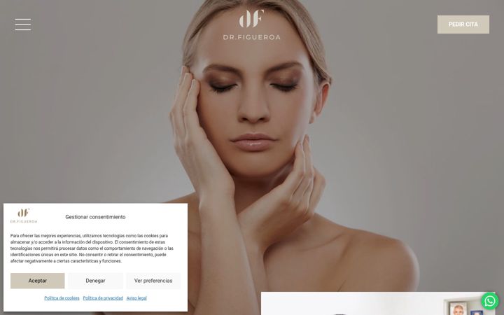 Screenshot of clinicasdrfigueroa.com