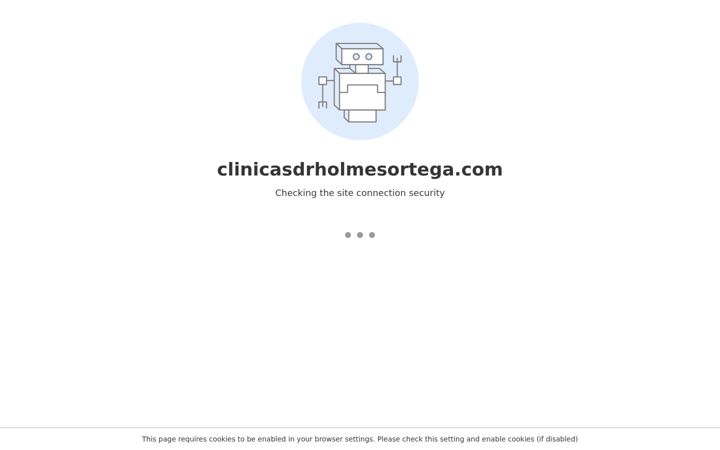Screenshot of clinicasdrholmesortega.com
