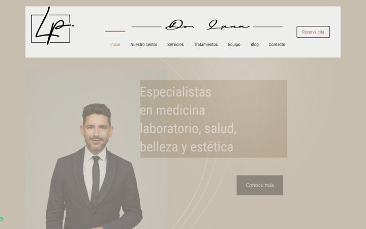 Screenshot of clinicasdrluna.es