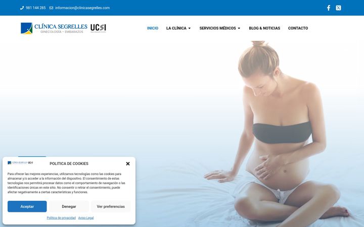 Screenshot του clinicasegrelles.es