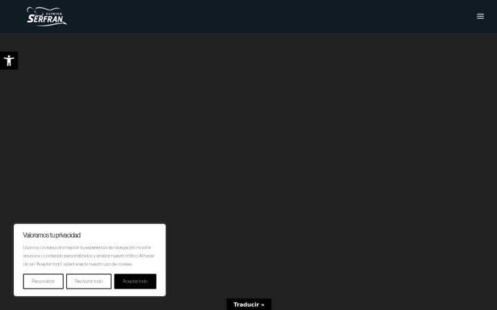 Screenshot of clinicaserfran.com