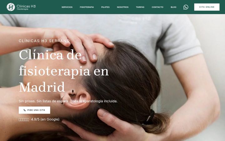 Screenshot του clinicash3.es