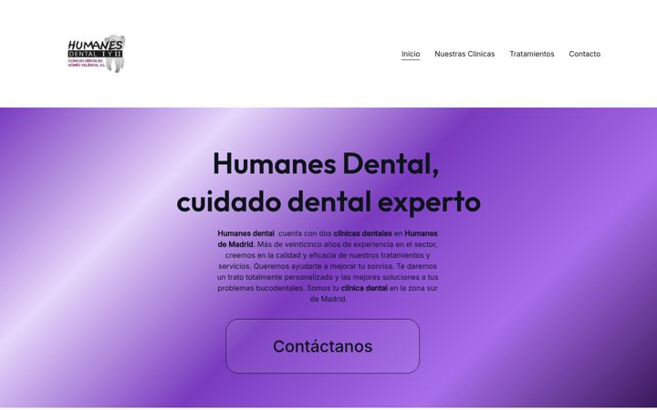 Screenshot of clinicashumanesdental.com