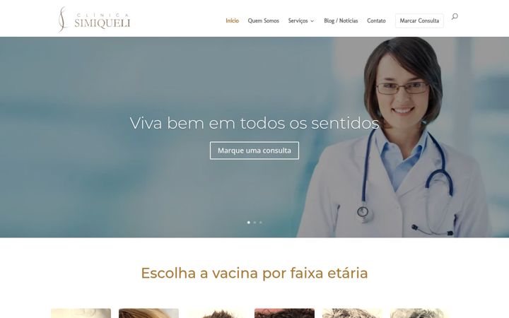 Snimka zaslona za clinicasimiqueli.com.br