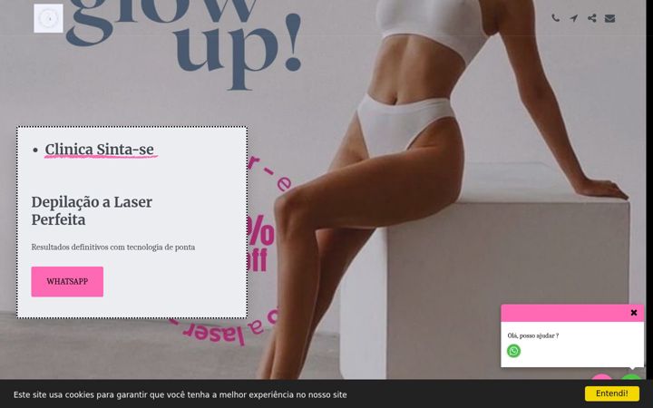 Screenshot of clinicasintase.com