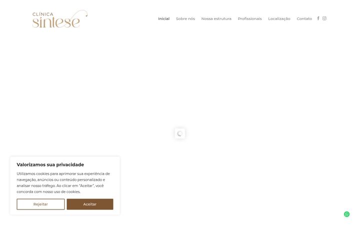 Screenshot of clinicasintese.com.br