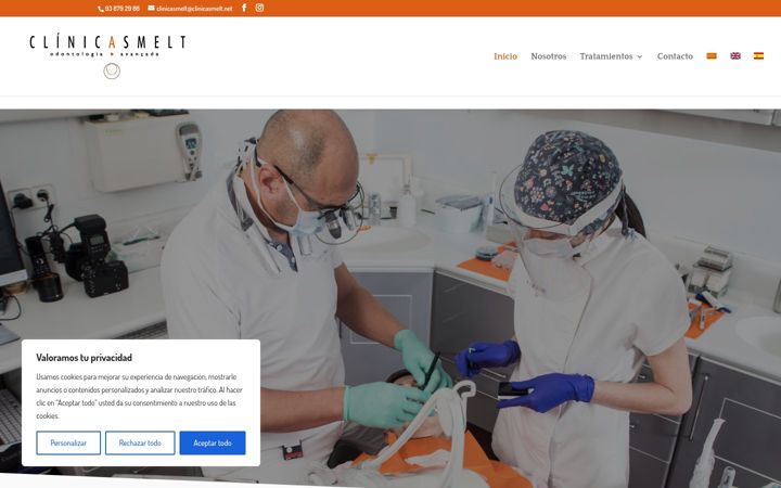 Screenshot di clinicasmelt.net