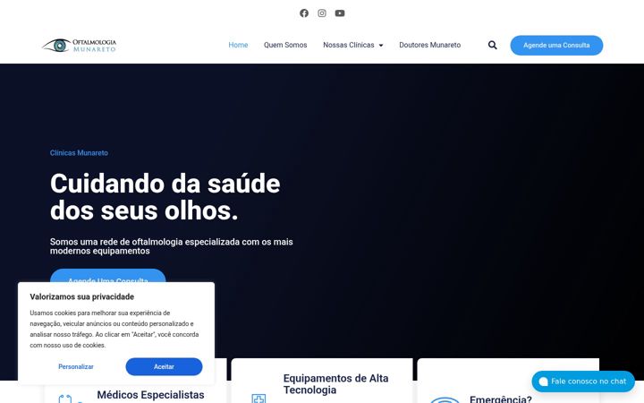 Snimka zaslona za clinicasmunareto.com.br