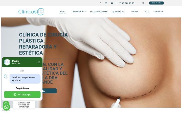Screenshot of clinicasng.com