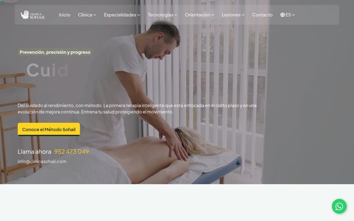 Screenshot of clinicasohail.com
