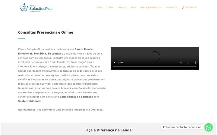 Zrzut ekranu clinicasolucoesplus.pt