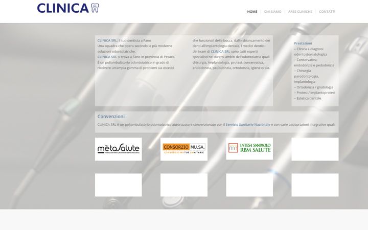 Screenshot of clinicasrl.it