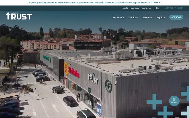 Zrzut ekranu clinicastrust.pt