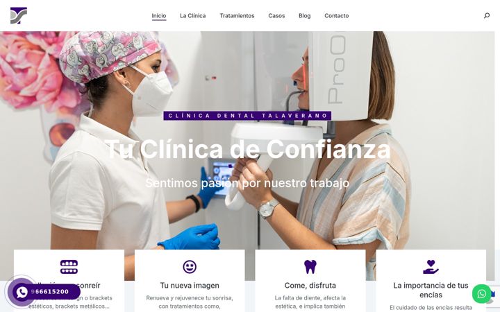 Screenshot of clinicatalaverano.com