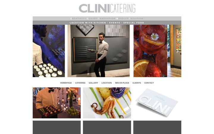 Screenshot of clinicatering.it