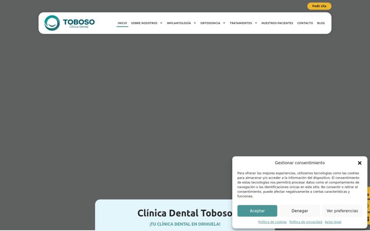 Screenshot of clinicatoboso.com