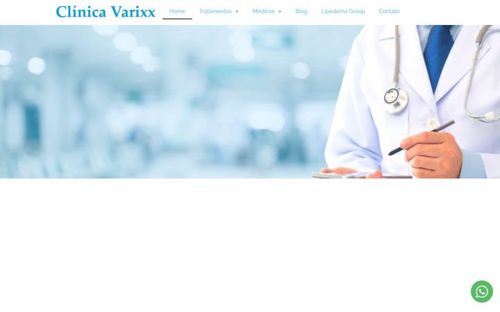 Ekrānuzņēmums no clinicavarixx.com.br