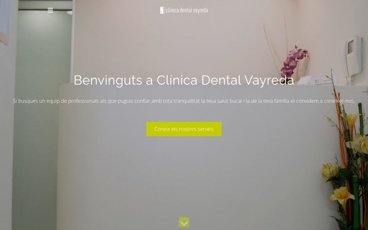 Skærmbillede af clinicavayreda.com