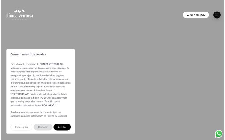 Screenshot of clinicaventosa.com