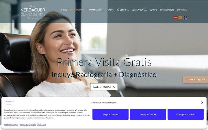Screenshot of clinicaverdaguer.com