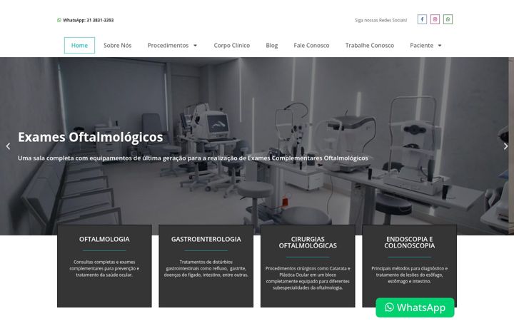 Skärmbild av clinicaversato.com.br