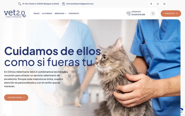 Screenshot of clinicavet2punt0.com
