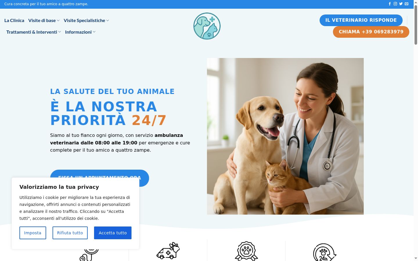 Kuvakaappaus suostumusbannerista, joka näytettiin ennen mitään vuorovaikutusta