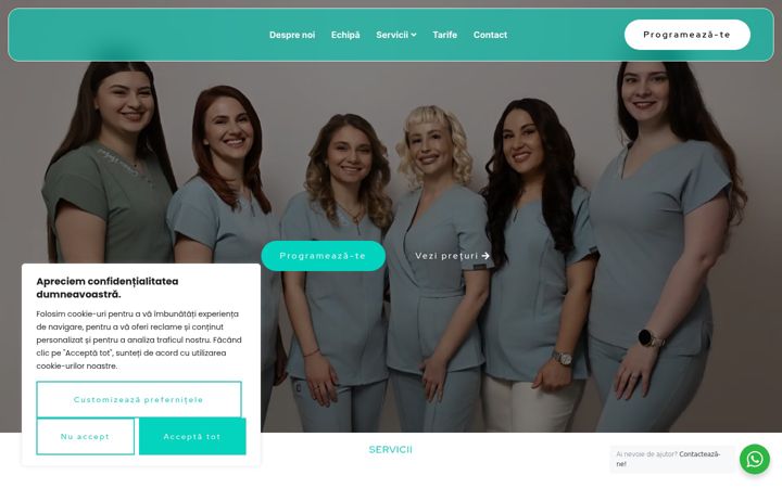 Zrzut ekranu clinicaviadent.ro