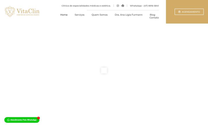 Screenshot of clinicavitaclin.com.br