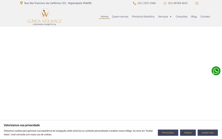 Screenshot of clinicawolwacz.com.br