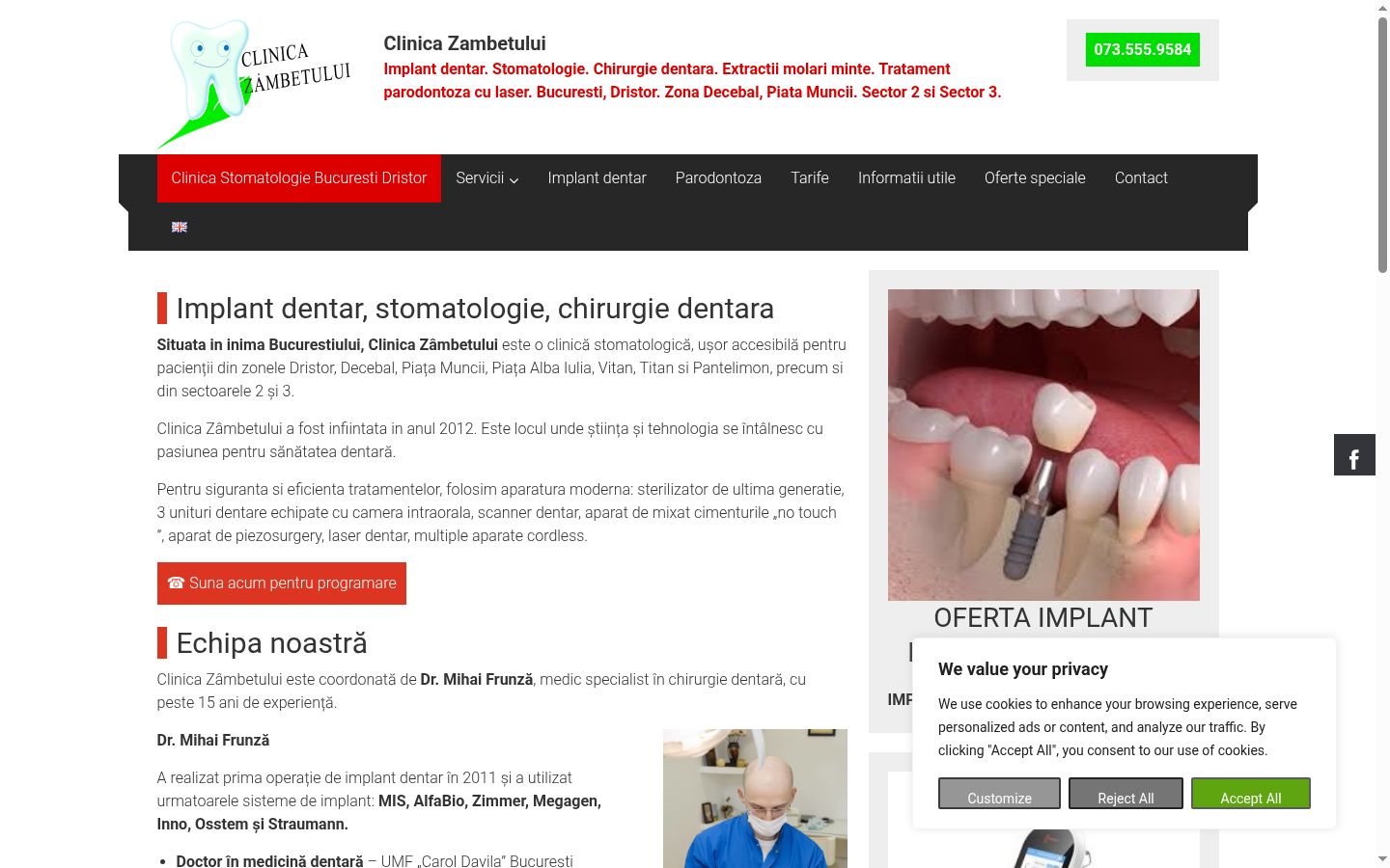 Zrzut ekranu banera zgody wyświetlanego przed jakąkolwiek interakcją
