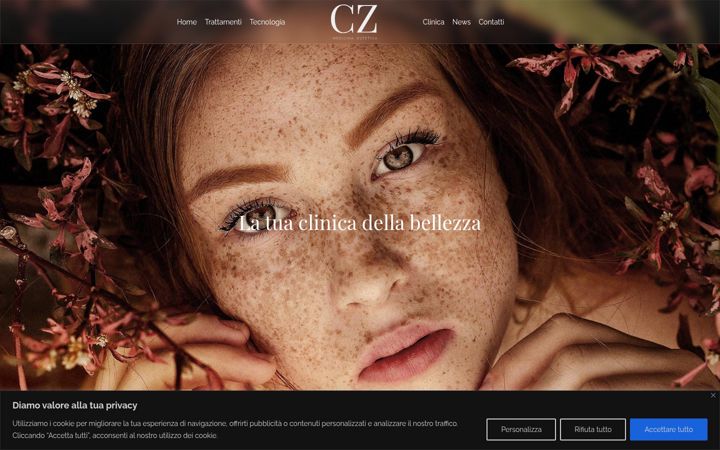 Screenshot of clinicazamprogno.it