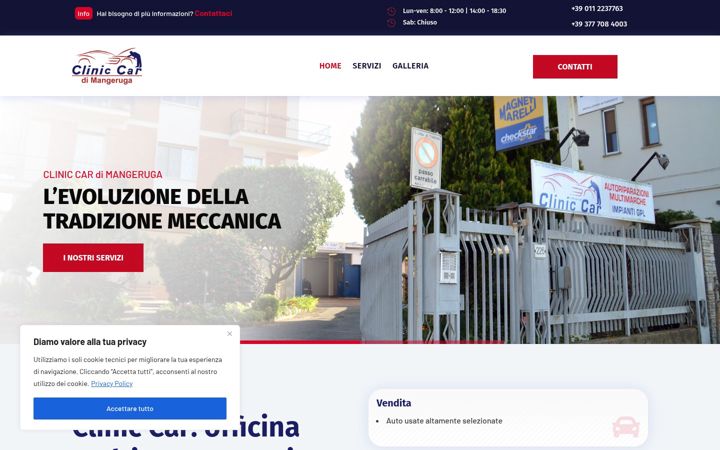 Captură de ecran a cliniccarmangeruga.it