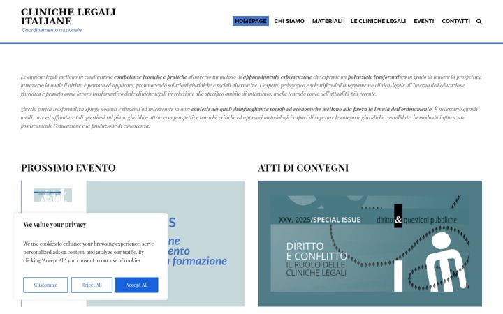 Screenshot of clinichelegaliitaliane.it