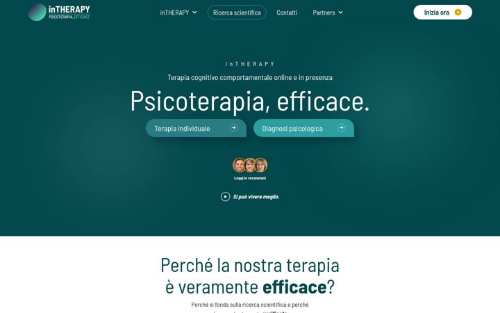 Screenshot of clinichepsicoterapia.it