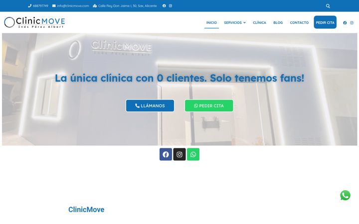 Screenshot of clinicmove.com