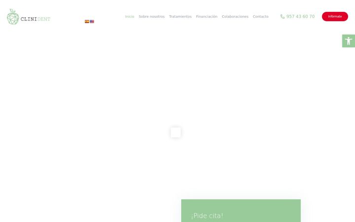 Screenshot of clinidentcordoba.es