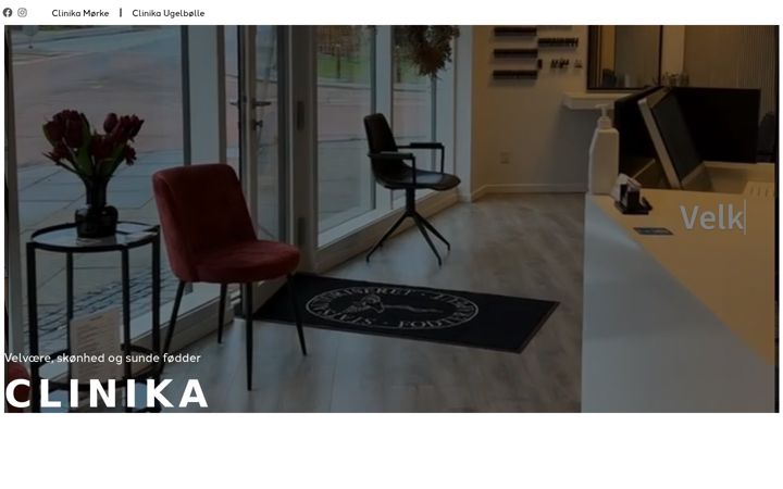 Skjermbilde av clinika.dk