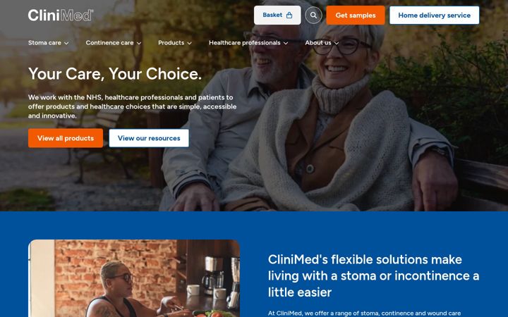 Zrzut ekranu clinimed.co.uk