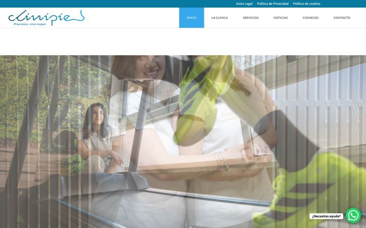Screenshot of clinipieciudadreal.com