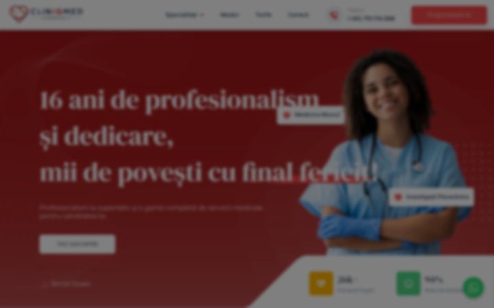 Zrzut ekranu cliniqmed.ro