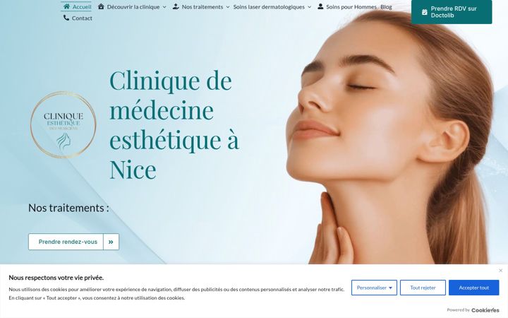 Screenshot of clinique-esthetique-des-musiciens.com