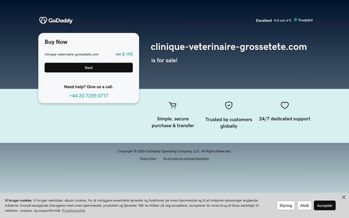 Screenshot of clinique-veterinaire-grossetete.com
