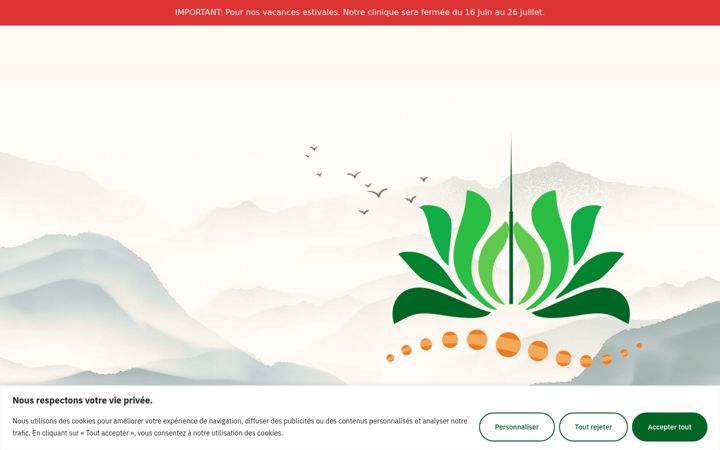 Screenshot of cliniqueacuosteo.com