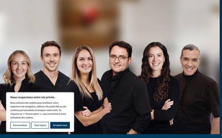 Screenshot of cliniquedentairemanicouagan.com