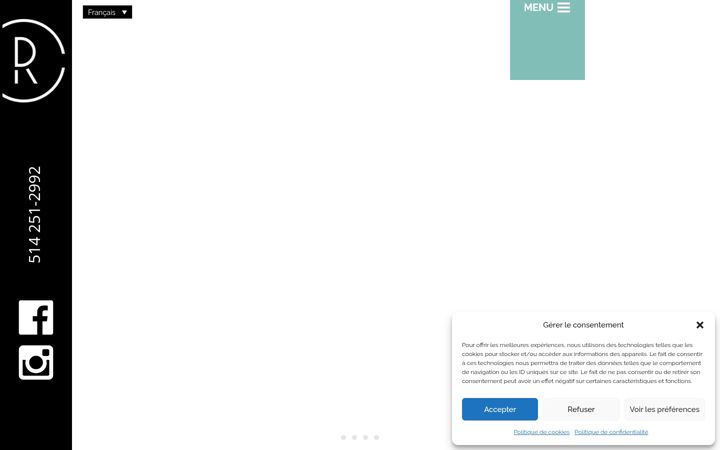 Screenshot of cliniquedentairerosemont.com