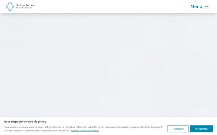 Screenshot of cliniqueferriere.com