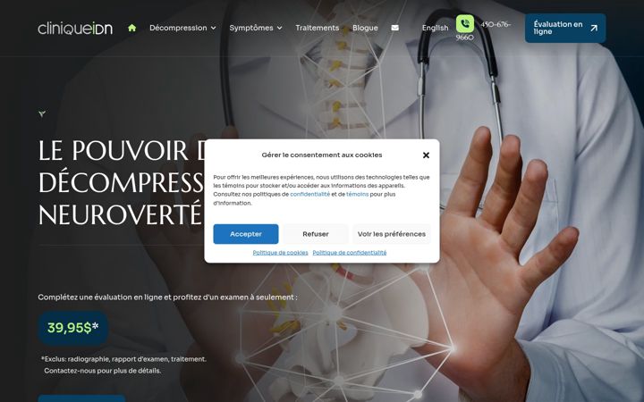 Screenshot of cliniqueidn.com